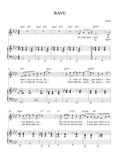 Wave (arr. Alex Nunes Rodriguez)