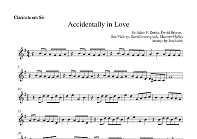 Accidentally In Love (arr. Jota Lobo)