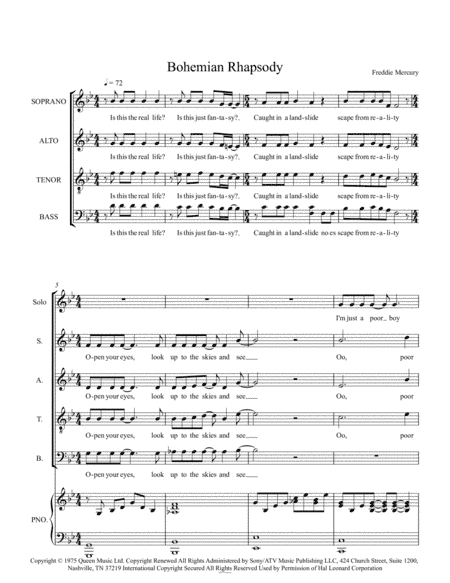 Bohemian Rhapsody (arr. Greg Gunther)