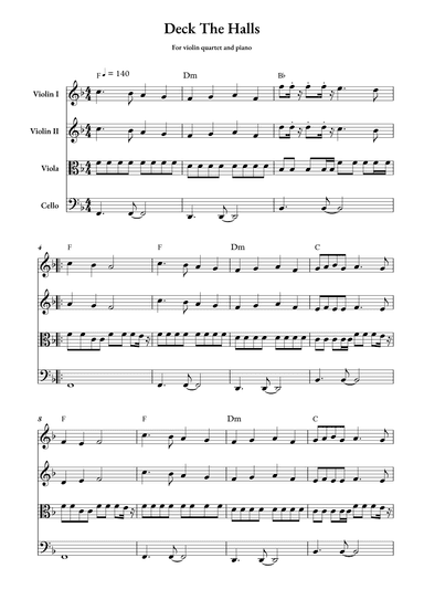 Deck the halls (arr. Arthur Ribeiro da Silva)