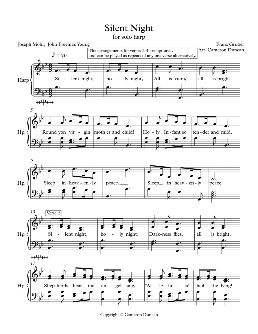 Silent Night (arr. Cameron Duncan)
