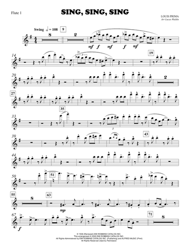 Sing, Sing, Sing (arr. Lucas Waldin)