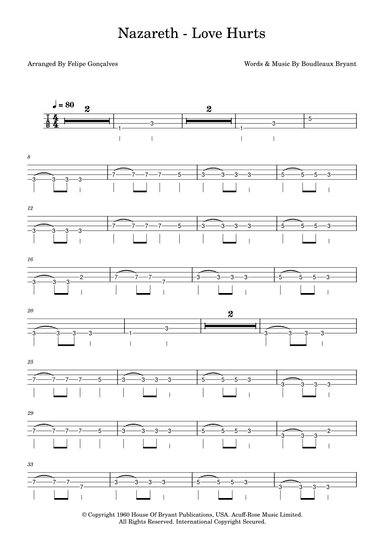Love Hurts (arr. Felipe Gonçalves)