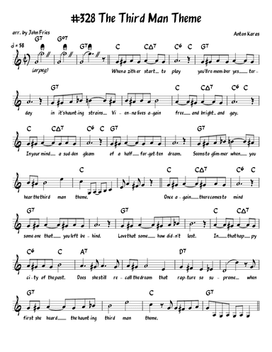 The Third Man (the Harry Lime Theme) (arr. John Fries)
