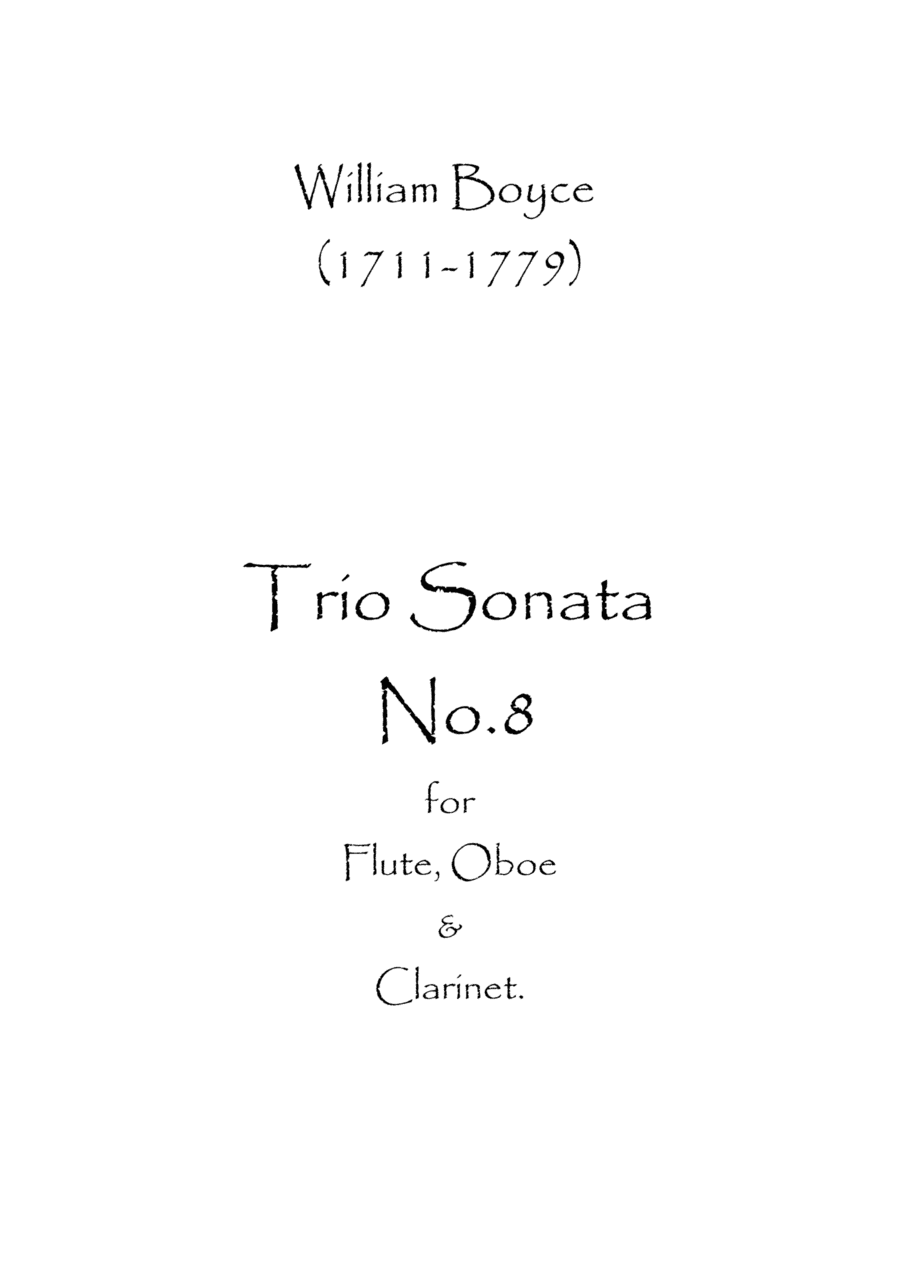 Trio Sonata No.8 (arr. Spence Bundy)
