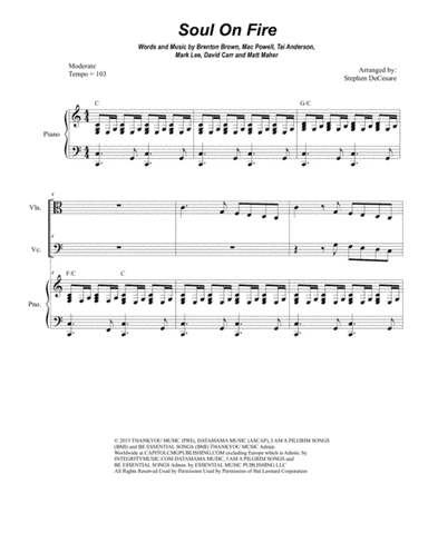 Soul On Fire (arr. Stephen DeCesare)