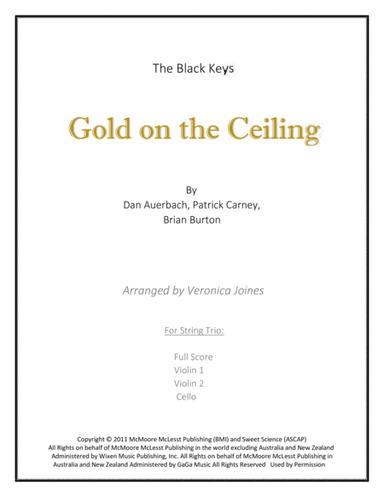 Gold On The Ceiling (arr. Veronica Joines)