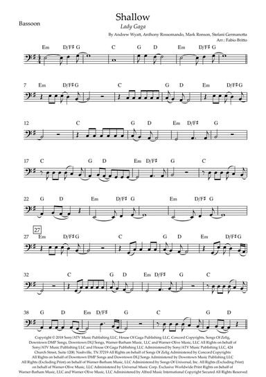 Shallow (arr. Fabio Britto)