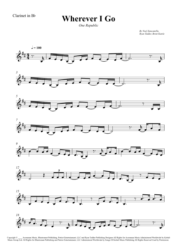 Wherever I Go (arr. Wesley S. SIlva)
