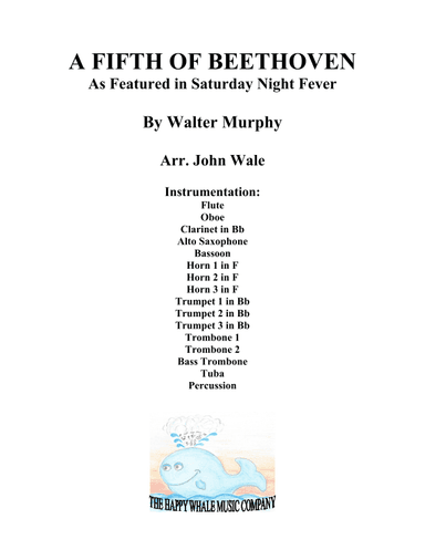A Fifth Of Beethoven (arr. John Wale)