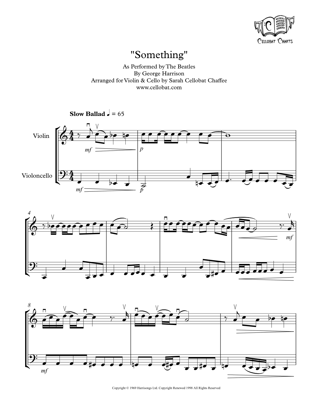 Something (arr. Sarah Cellobat Chaffee)
