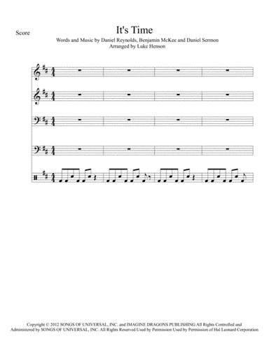 It's Time (arr. Luke Henson)