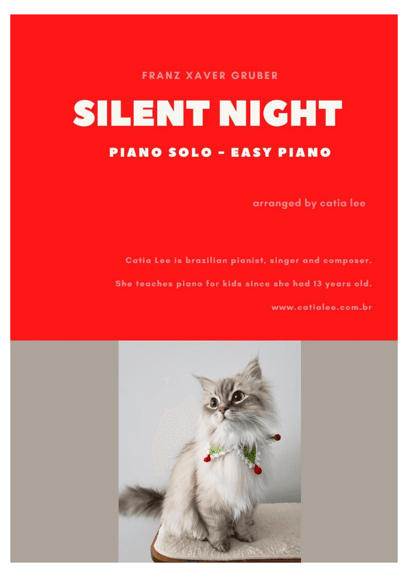 Silent Night - Traditional for Piano - Easy Piano (arr. Catia Lee)