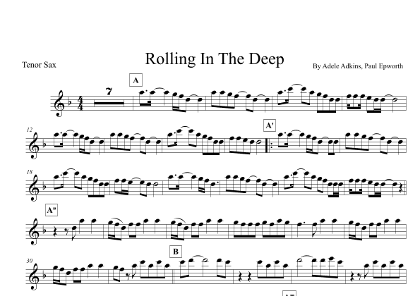 Rolling In The Deep (arr. Leo Silva)
