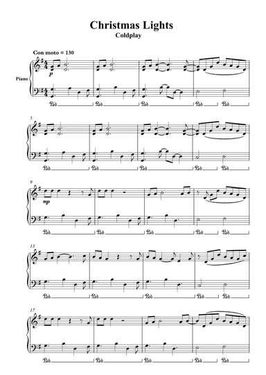 Christmas Lights (arr. Vadim Dashevskij)
