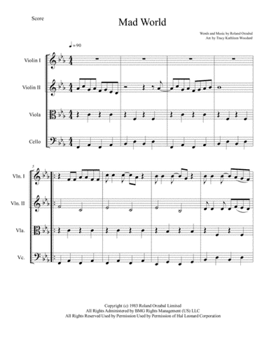 Mad World (arr. Tracy Kathleen Woodard)