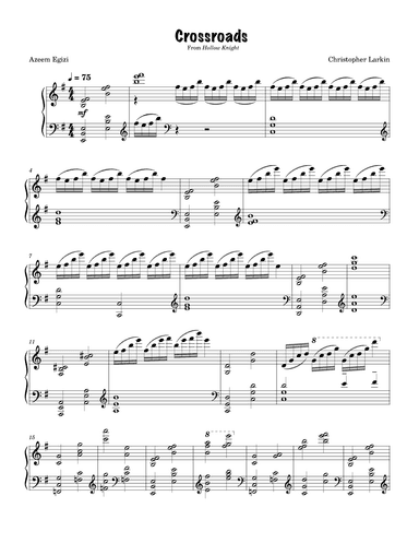 Crossroads (arr. Azeem Egizi)
