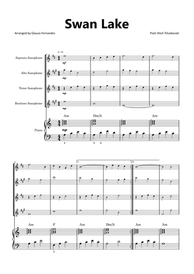 Swan Lake (arr. Glauco Fernandes)