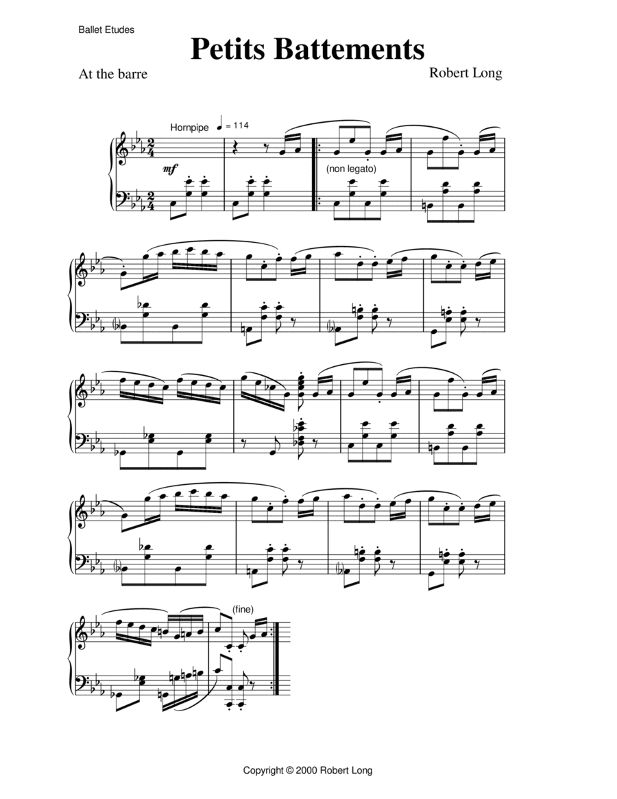 Petits Battements sheet music