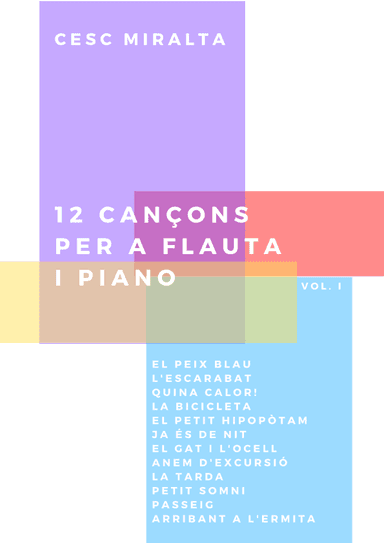 12 Cançons per a Flauta i Piano Vol. I