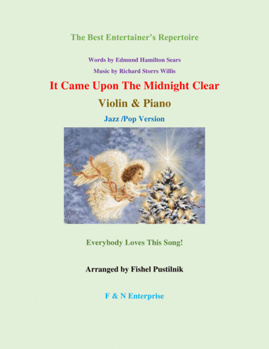 "It Came Upon The Midnight Clear" for Violin and Piano (arr. Fishel Pustilnik)