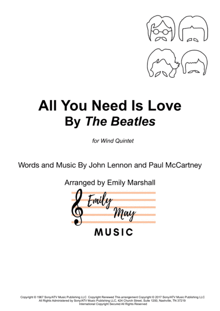 All You Need Is Love (arr. Emily Marshall)