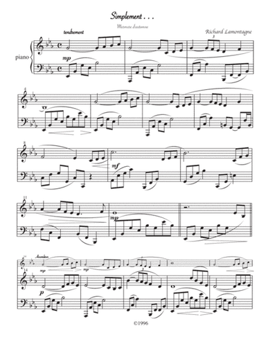 Simplement (accordeon et piano)