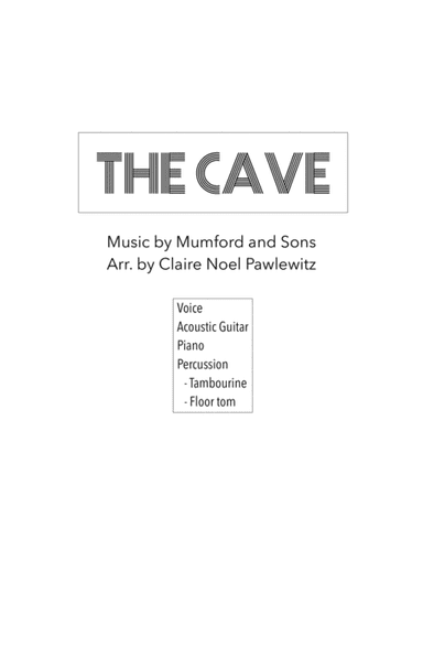 The Cave (arr. Claire Noel Pawlewitz)