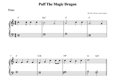Puff The Magic Dragon (arr. Wesley S. SIlva)