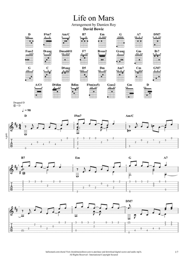 Life On Mars (arr. Damien Roy)