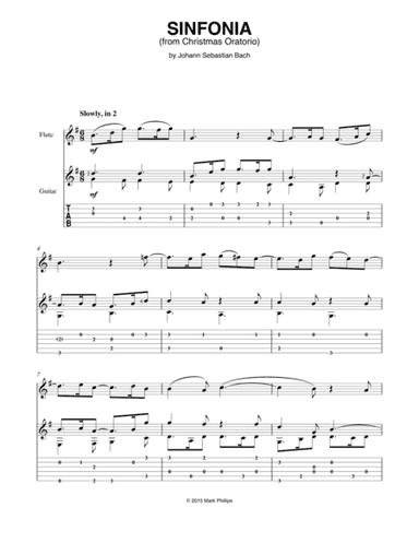 Sinfonia (from Christmas Oratorio) (arr. Mark Phillips)