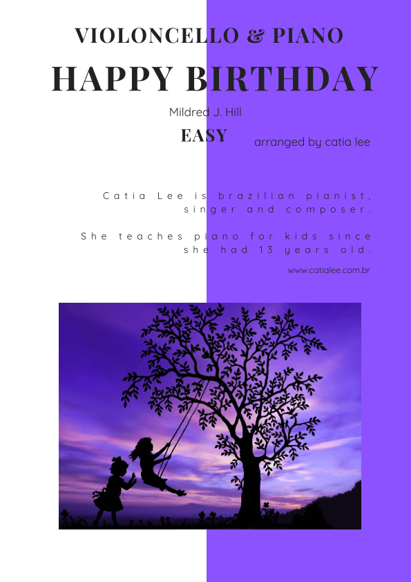 Happy birthday Duet for Cello and Piano D major (arr. Catia Lee)