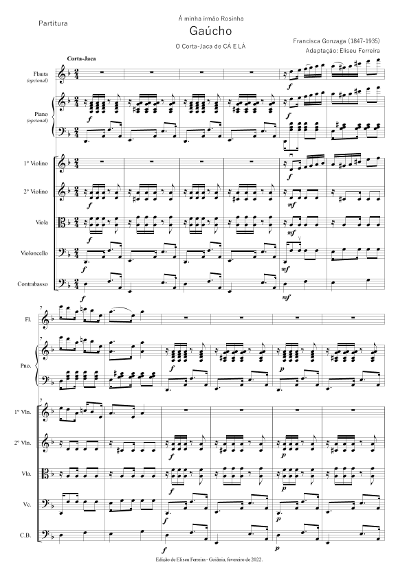 Gaucho (Corta-Jaca (arr. Eliseu Ferreira)