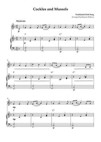 Cockles and Mussels (arr. Kaiserin Rebecca)