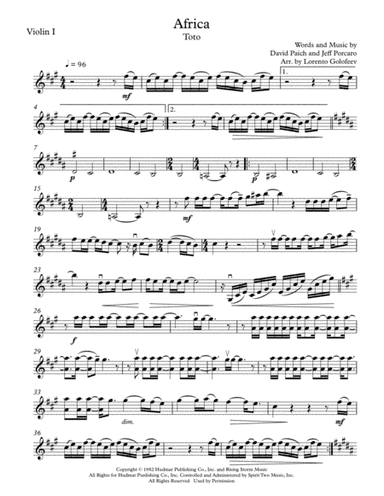 Africa (arr. Lorento Golofeev)