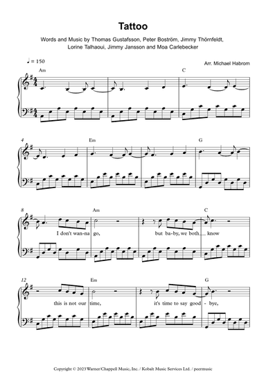 Tattoo (arr. Michael Habrom)