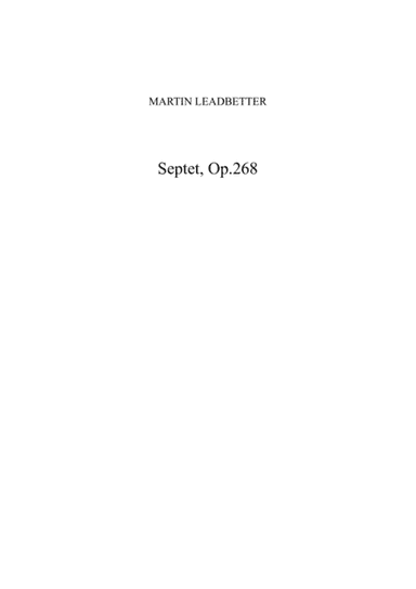 Septet, Op.267