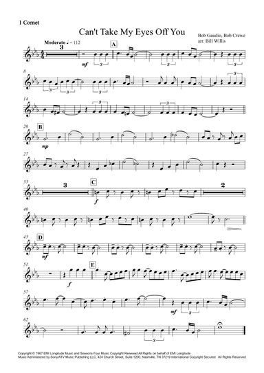 Can't Take My Eyes Off Of You (arr. Bill Willis)
