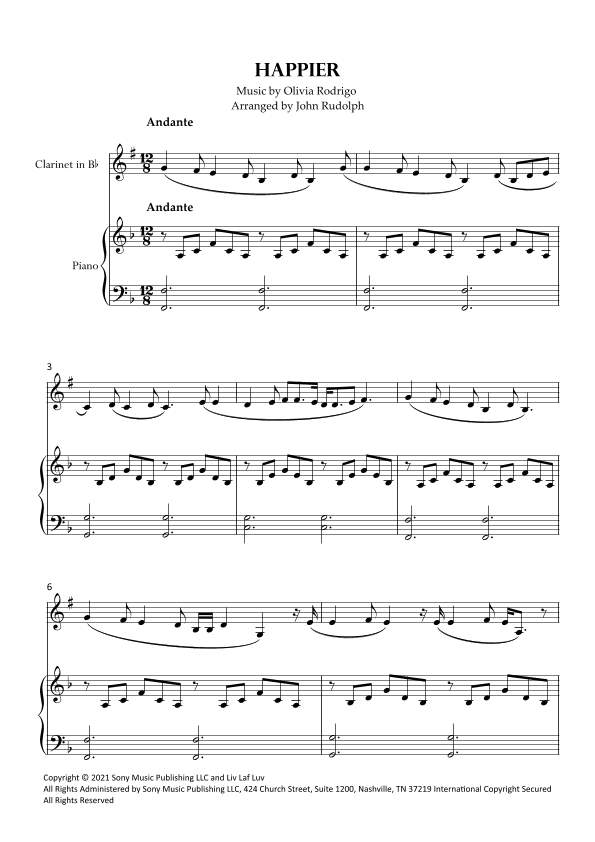 Happier (arr. John Rudolph)