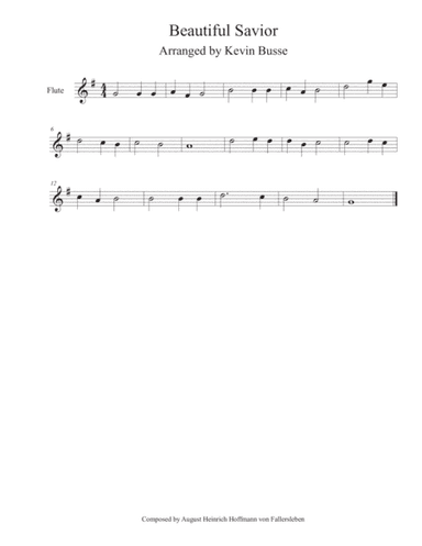 Beautiful Savior - Flute (arr. Kevin Busse)