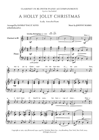 A Holly Jolly Christmas (arr. Danilo "Daca" Alves)