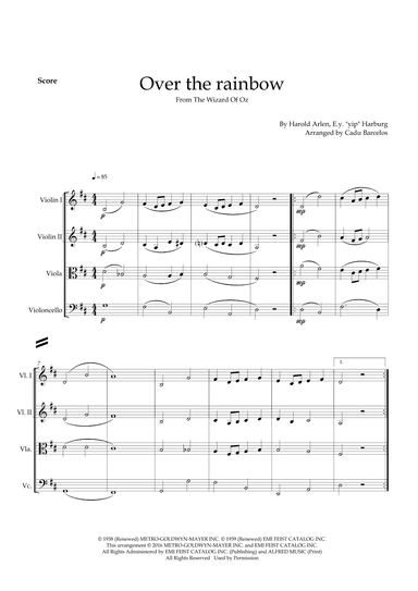 Over The Rainbow (arr. Cadu Barcelos)