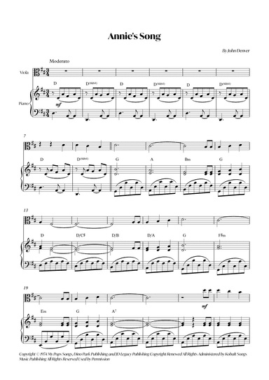 Annie's Song (arr. André Alberto Santos)