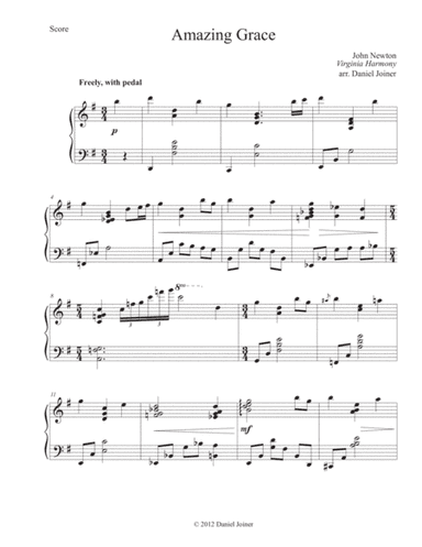 Amazing Grace (arr. Daniel Joiner)