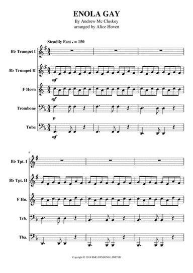 Enola Gay (arr. Alessandro Alice)