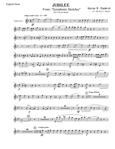 Chadwick: Jubilee (from Symphonic Sketches) (arr. Michael L. Wirgler)