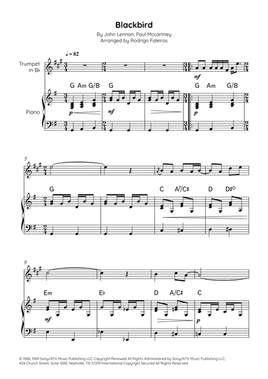 Blackbird (arr. Rodrigo Faleiros)