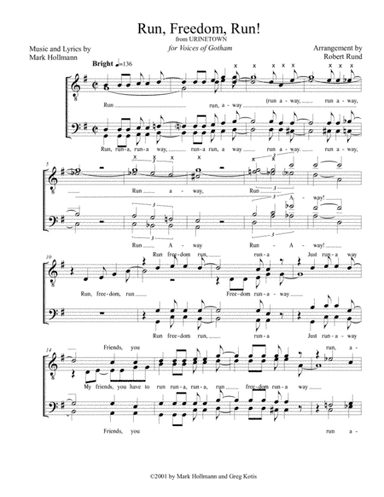 Run, Freedom, Run! (arr. Robert Rund)