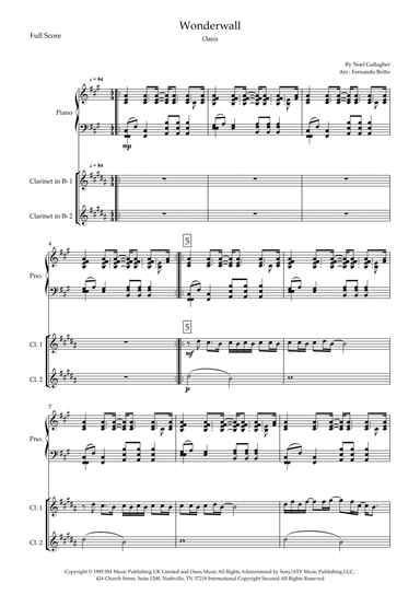 Wonderwall (arr. Fernando Britto)