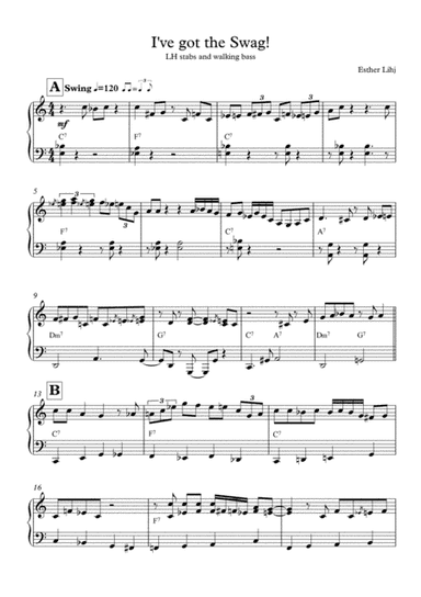 I've got the Swag (C Blues Etude)